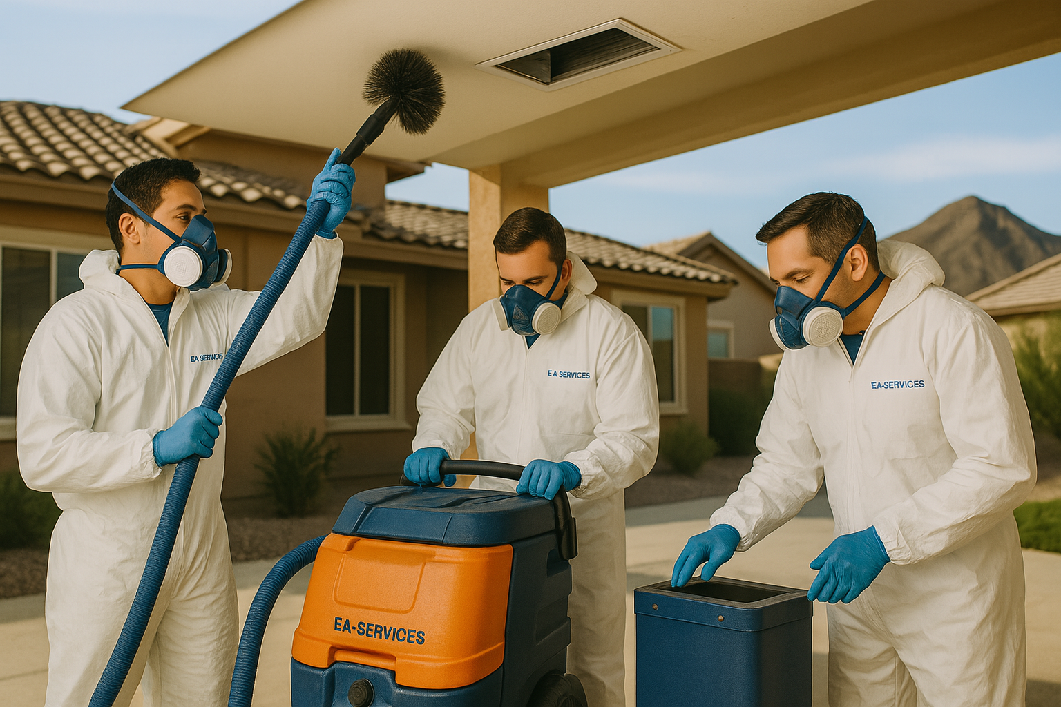 Professional air duct cleaning service in Tucson, Arizona